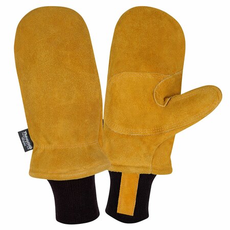 CORDOVA FreezeBeater Insulated Gloves, Cowhide Mitten, XL FB300XL